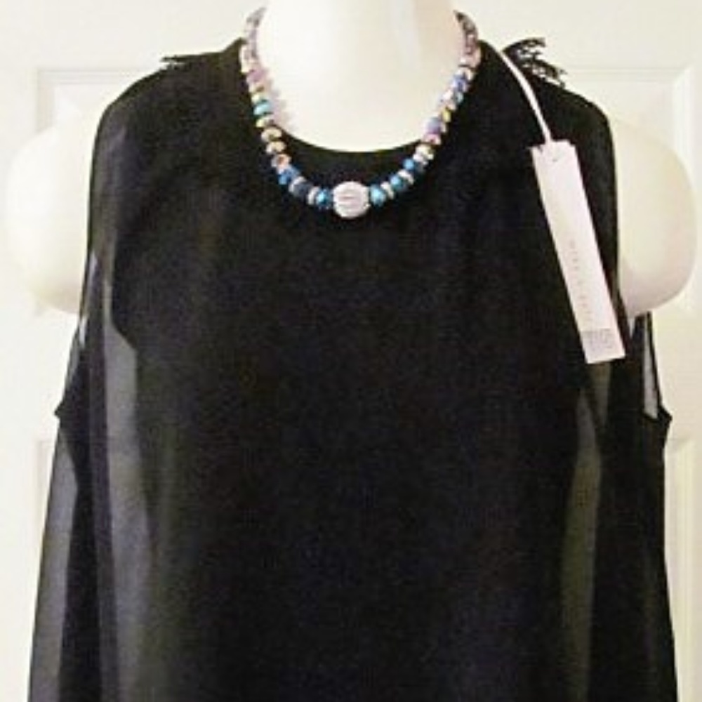 Bodycon Dress with Overlay